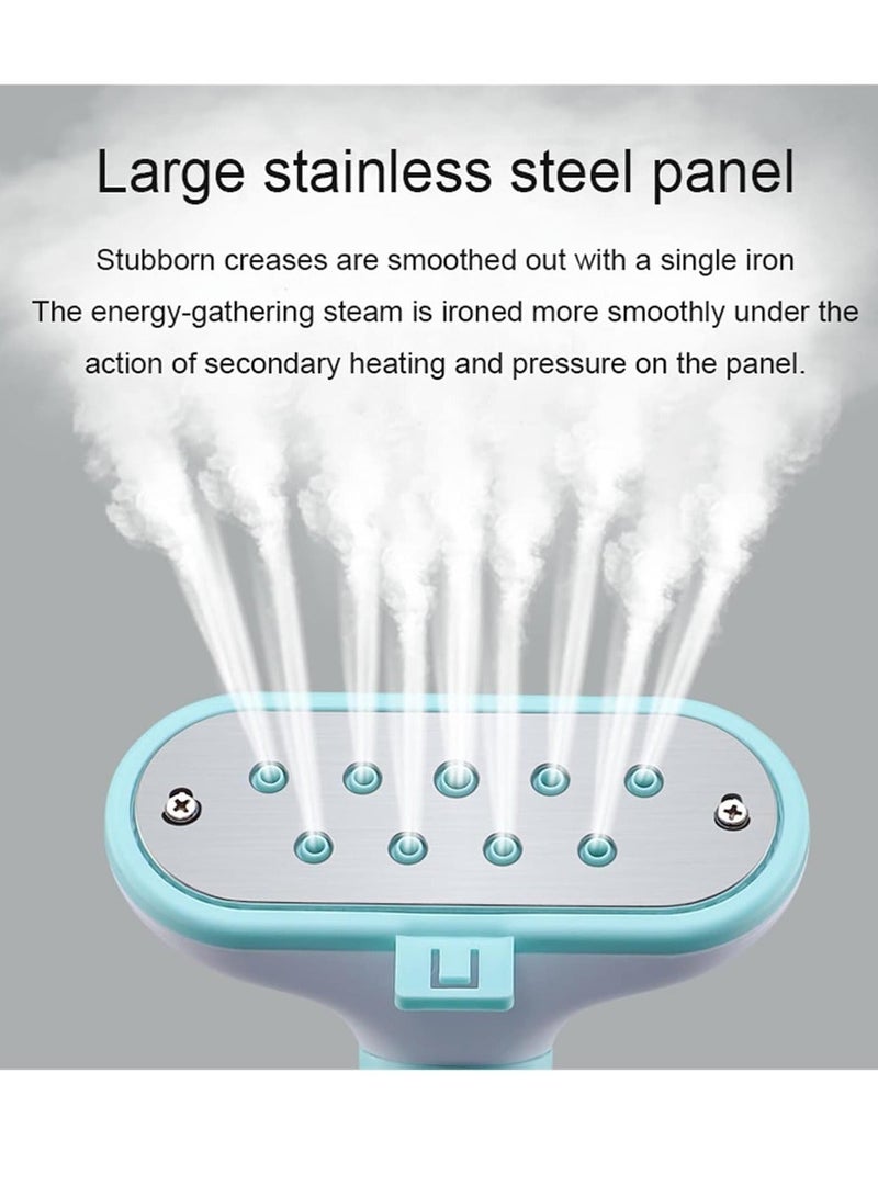 فايماي مكواة بخار للملابس، مكواة بخار عمودية بقوة 2000 واط، مكواة بخار قائمة مع ارتفاع قابل للتعديل ولوح كي مدمج، خزان مياه كبير، مكواة بخار، HD-688، لون أزرق - Image 5